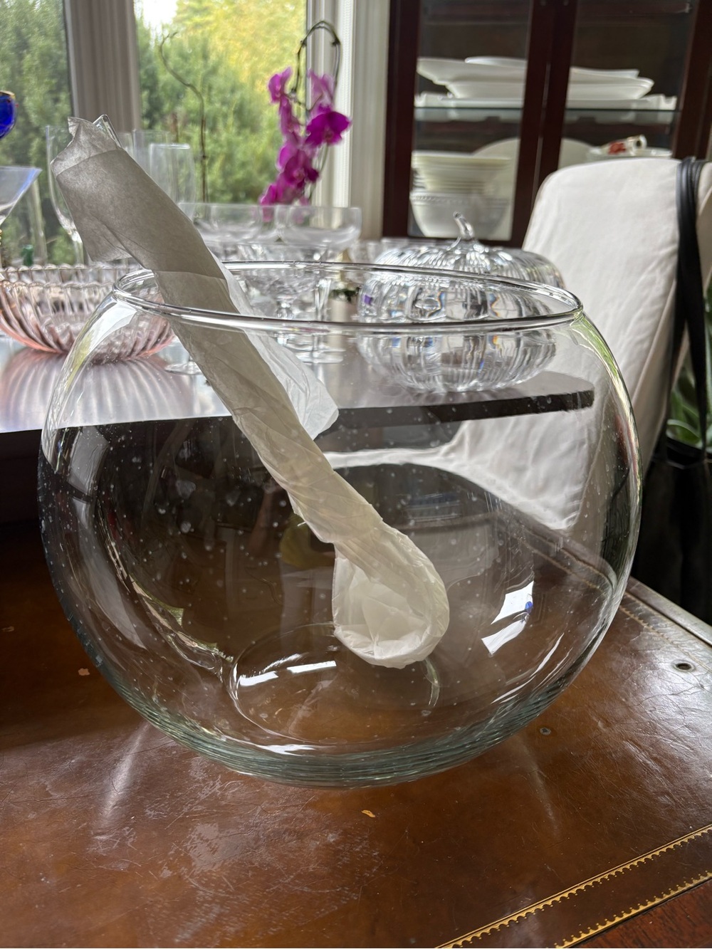 Large Punch Bowl with Ladle